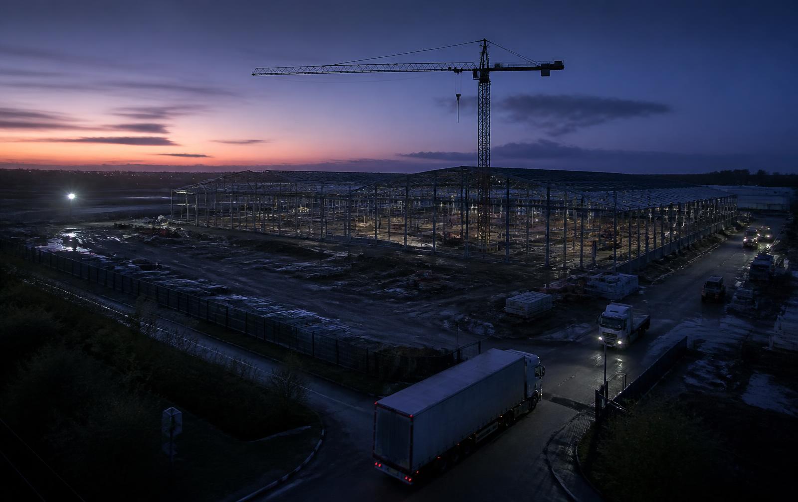 Construction site monitored by Watch The Build